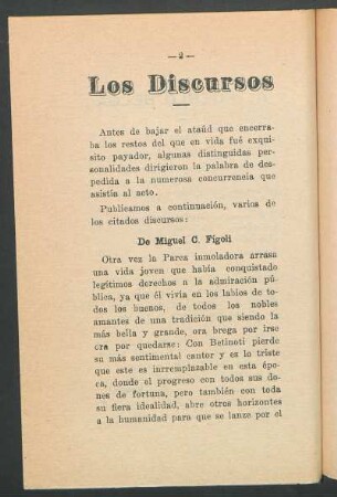 Los Discursos