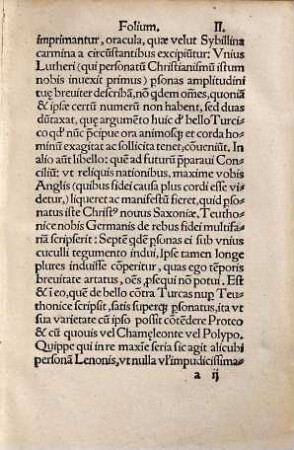Dialogus De Bello Contra Turcas, in Antilogias Lutheri