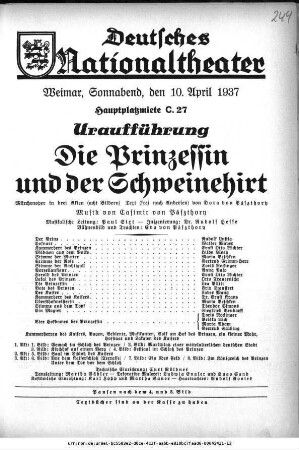 Die Prinzessin und der Schweinehirt