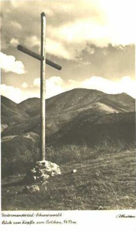 Blick vom Köpfle zum Belchen