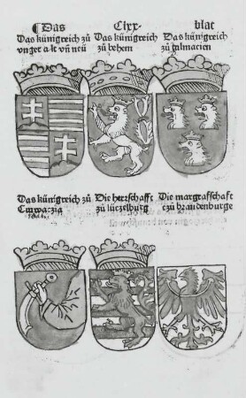 Wappen zu Sigismund von Luxemburg, Blatt 170r