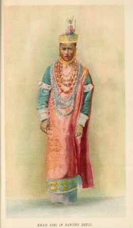 Khasi girl in dancing dress