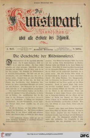 Die Geschichte der Bildnismalerei