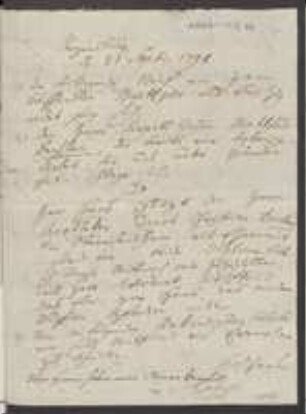 Brief von Johann Jacob Kohlhaas und Jeunet Duval an Jeunet Duval