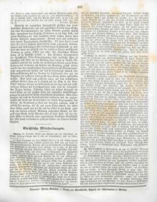 592 Kirchliche Mittheilungen