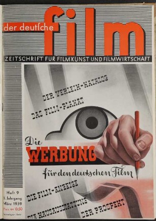 Der Deutsche Film - 1939-Mrz: Der Deutsche Film - 1939-Mrz