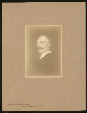 Portrait Wilhelm Walther: Portrait