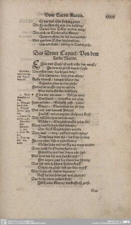Das Dritte Capitel/Von dem Turbit Martis.