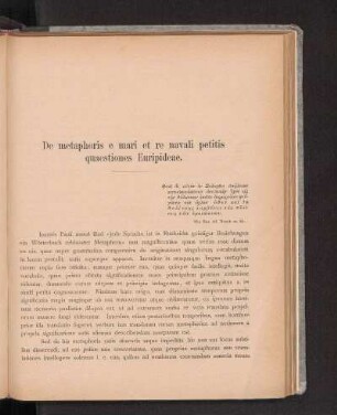 De metaphoris e mari et re navali petitis quaestiones Euripideae.