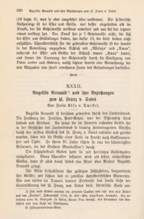 326-344 Angelika Arnauld und ihre Beziehungen zum hl. Franz v. Sales