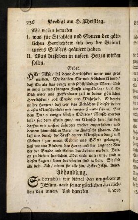 736-746, So betrachten wir dismal den neugebornen Jesum, ...