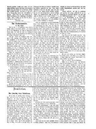 Feuilleton. Der Sonntag eines Redakteurs