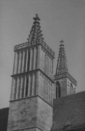 Rothenburg ob der Tauber: Türme der Jakobskirche