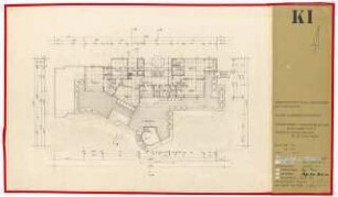 Kindertagesstätte, Gotthardstraße, Berlin-Reinickendorf: Grundriss 1.Obergeschoss 1.Version 1:100