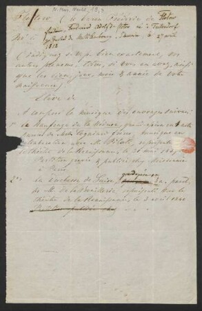 Brief an Auguste Jouhaud : 04.1842