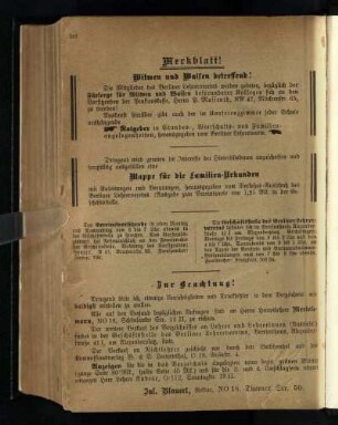 Merkblatt