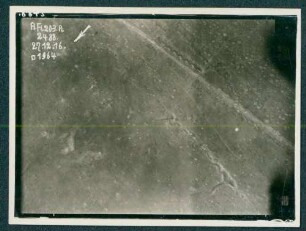 Foto von Stellungen nördlich von Verdun (Luftbild)