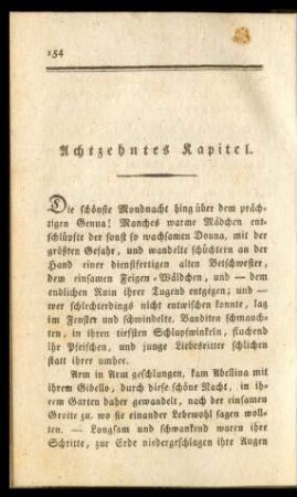 Achtzehntes Kapitel.