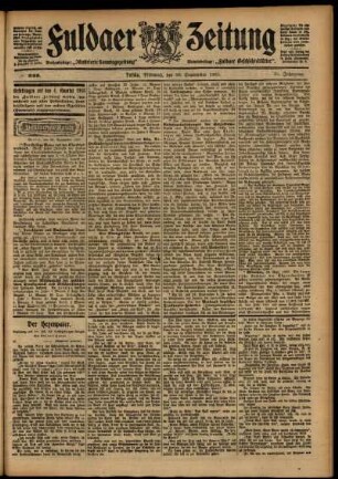 Ausgabe vom Mittwoch, den 30. September 1903.