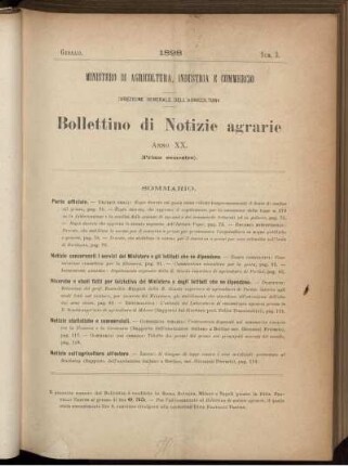 Gennaio. Num. 3.