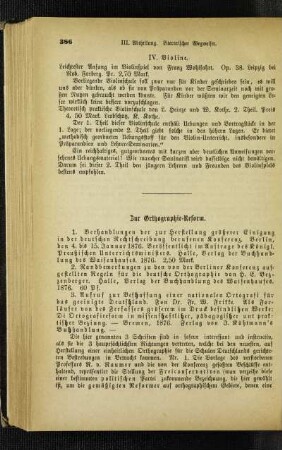 Zur Orthographie-Reform
