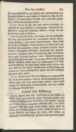 Coliken von Erkältung