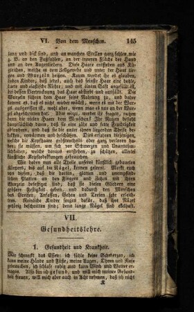 VII. Gesundheitslehre.