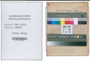 Entnazifizierung Georg Lohse , geb. 27.08.1900 (Faerber)
