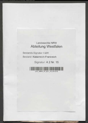 Etat der Commüne Alswede für das 2. Halbjahr 1811.