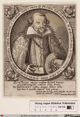 Bildnis Peter Dietrich (lat. Petrus Theodoricus)