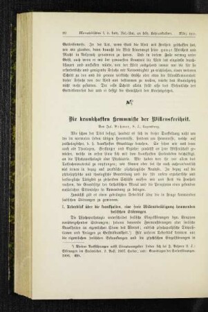 ¬Die¬ krankhaften Hemmnisse der Willensfreiheit