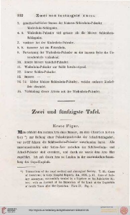 Zwei und fünfzigste Tafel / Tabula Quinquagesima Secunda