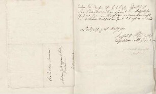 Kaiserliche Post-Expedition an Karoline Luise von Baden (Karlsruhe)