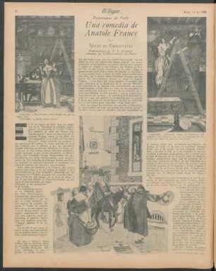 Una comedia de Anatole France : Panoramas de París