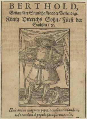Bildnis von Berthold, dem Standhaften