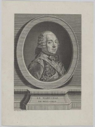 Bildnis des Charles Louis Auguste Fouquet de Belle-Isle