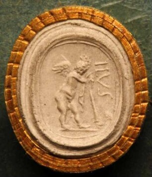 Lyseros, der dritte Cupido, mit umgekehrter Fackel (Daktyliothek, Supplement)