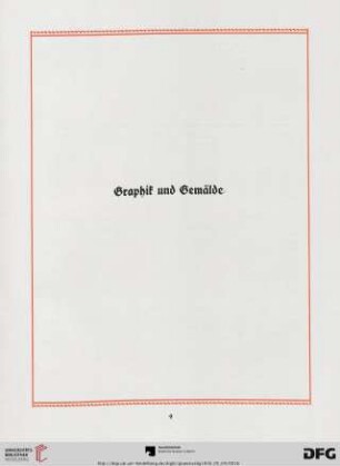 Graphik und Gemälde (Nr. 1-51)