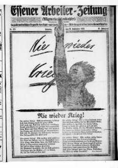 Essener Arbeiter-Zeitung. 1919-1926