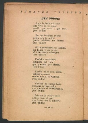¡Ten pudor!