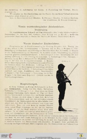 Verein württembergischer Zeichenlehrer. Danksagung