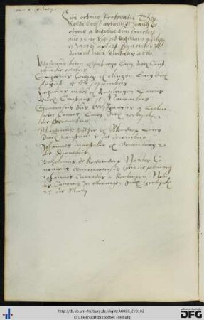[fol. 50] Rektorat Theobald Bapst 1540/41