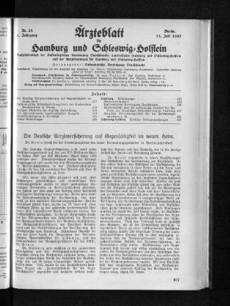 Die Deutsche Aerzteversicherung auf Gegenseitigkeit im neuen Heim