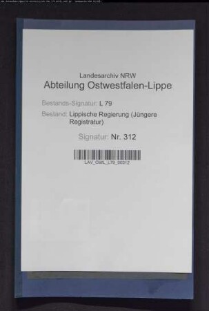 Rekurse in Ablösungssachen: [Amt Detmold] Fürstl. Rentkammer ./. Dorfschaft Hiddesen