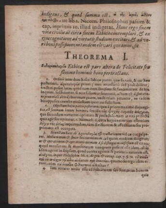 Theorema I. - IV. Et Postremum.