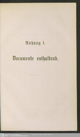 Anhang I. Documente betreffend