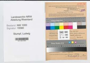 Entnazifizierung Ludwig Stumpf, geb. 29.01.1899 (Beamter)