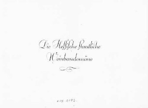 Die Hessische staatliche Weinbaudomäne
