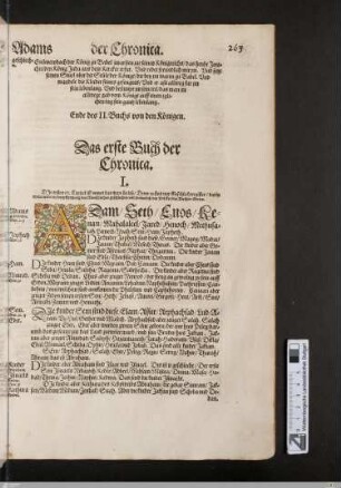 Das erste Buch der Chronica