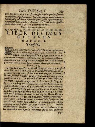 Liber Decimus Octavus